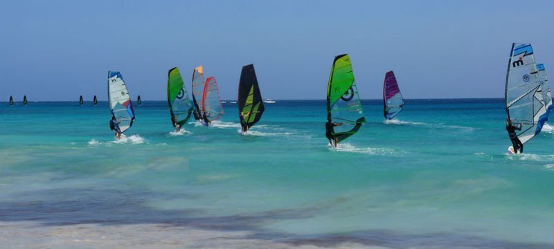 Windsurfing Sal