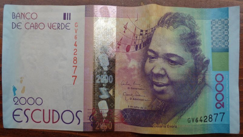 Money note Cape Verdean Escudo