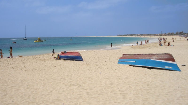 Santa Maria beach nearby the Santa Maria pier