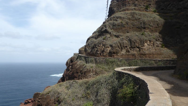 Road from Ribeira Grande to Fontainhas - Santo Antao