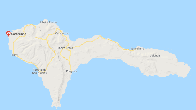 Map location of Carbeirinho