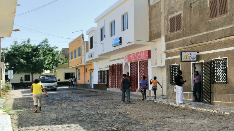 Street in Cape Verde