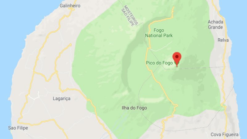 Map location Pico do Fogo