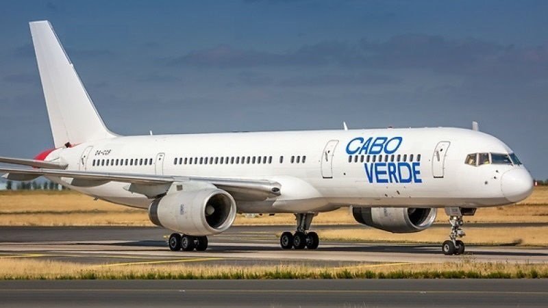 Airplane from Cabo Verde Airlines