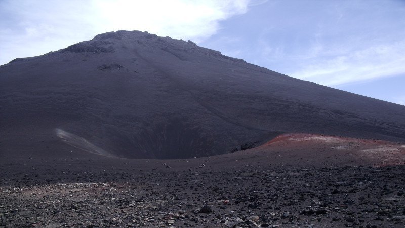 Crater volcano